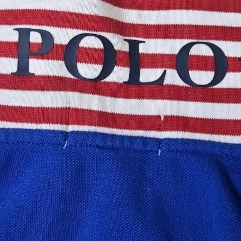 Polo by Ralph Lauren Men's Classic Fit Mesh Blue Polo Shirt Size Large Tall